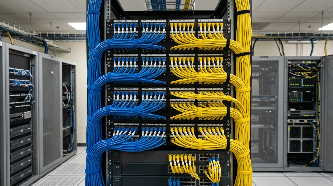 Instalasi Kabel dan Server Rack TRILODA