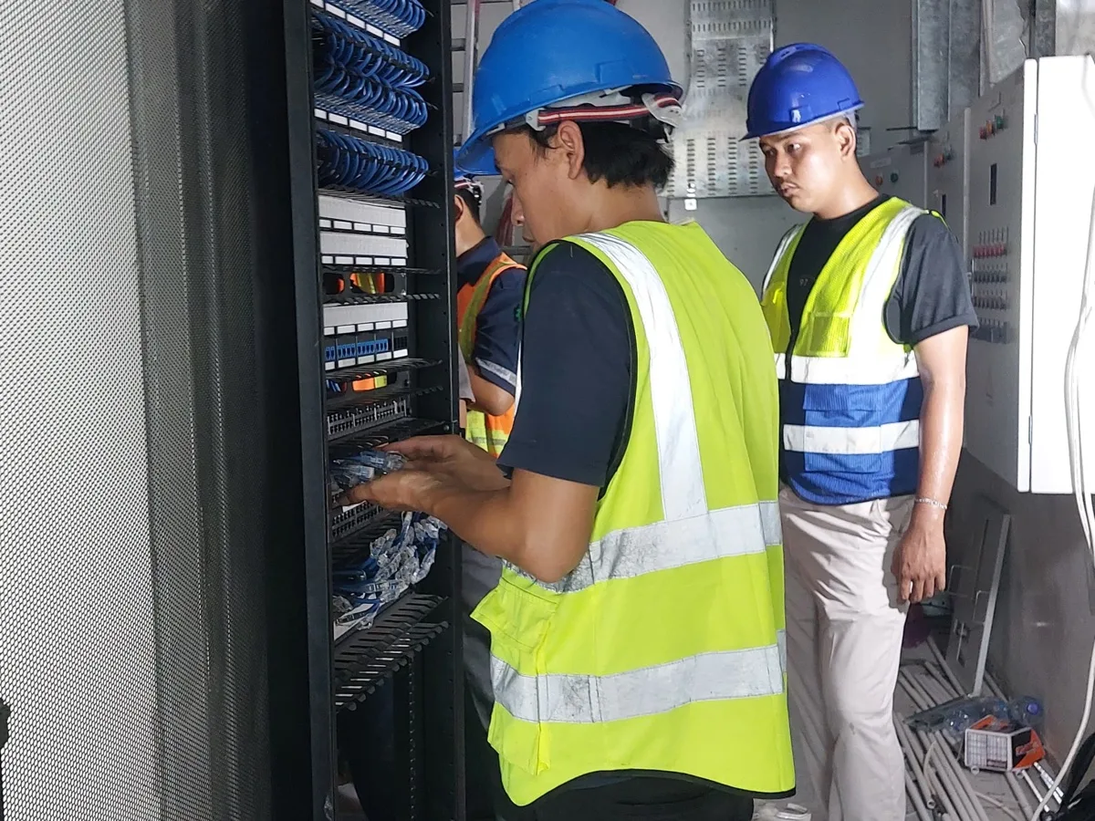 Terminasi & Pengkabelan oleh Tim Teknisi